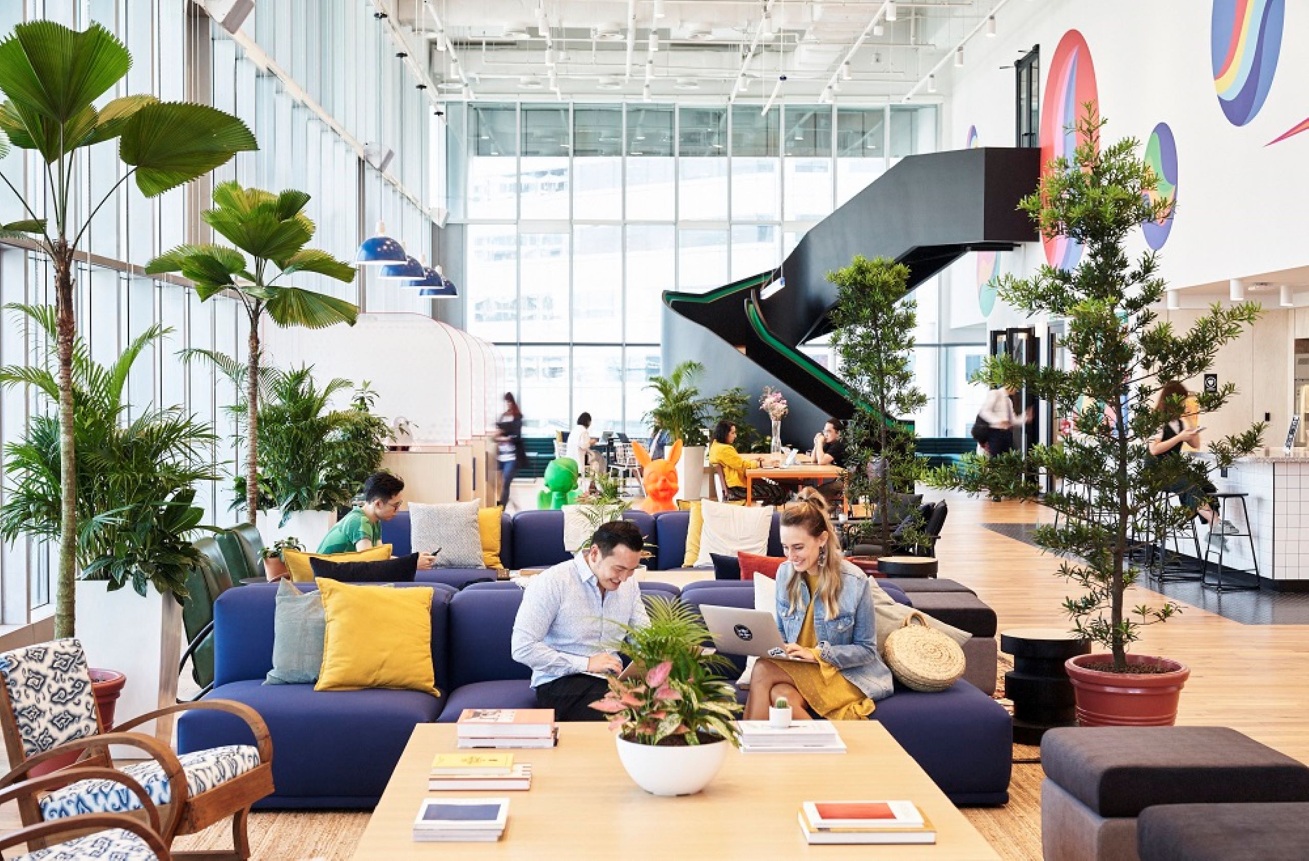 Plants Improve Company's Image