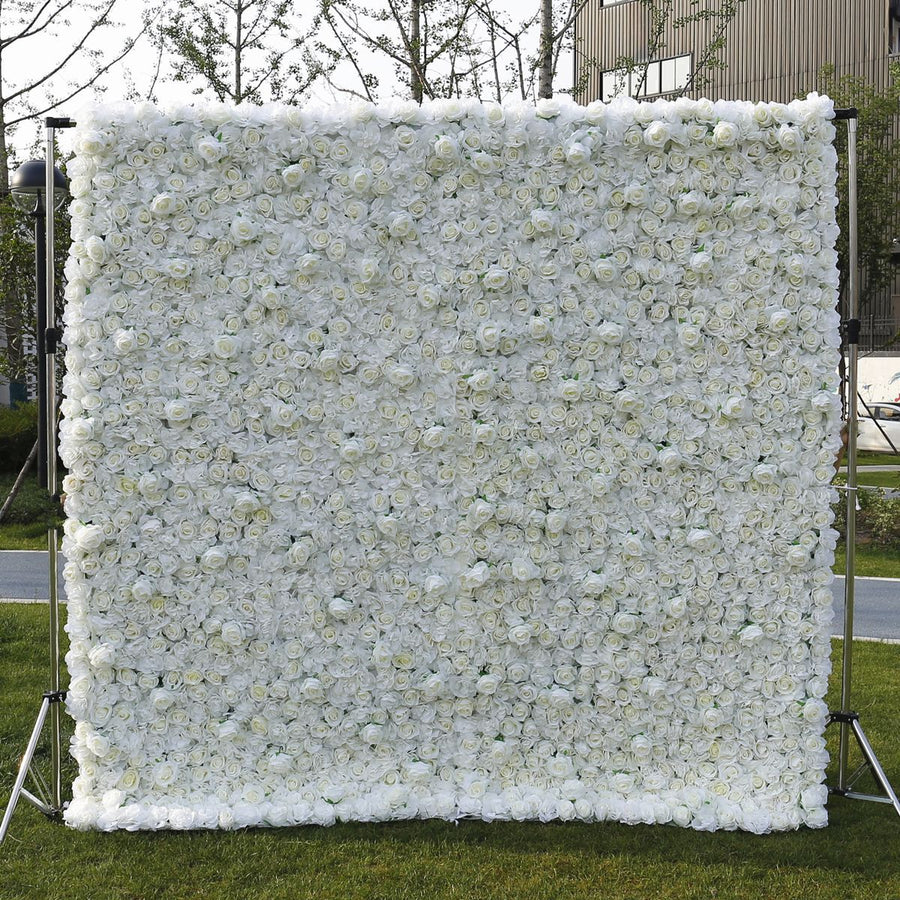 White Pink Rose Phalaenopsis Flower Wall
