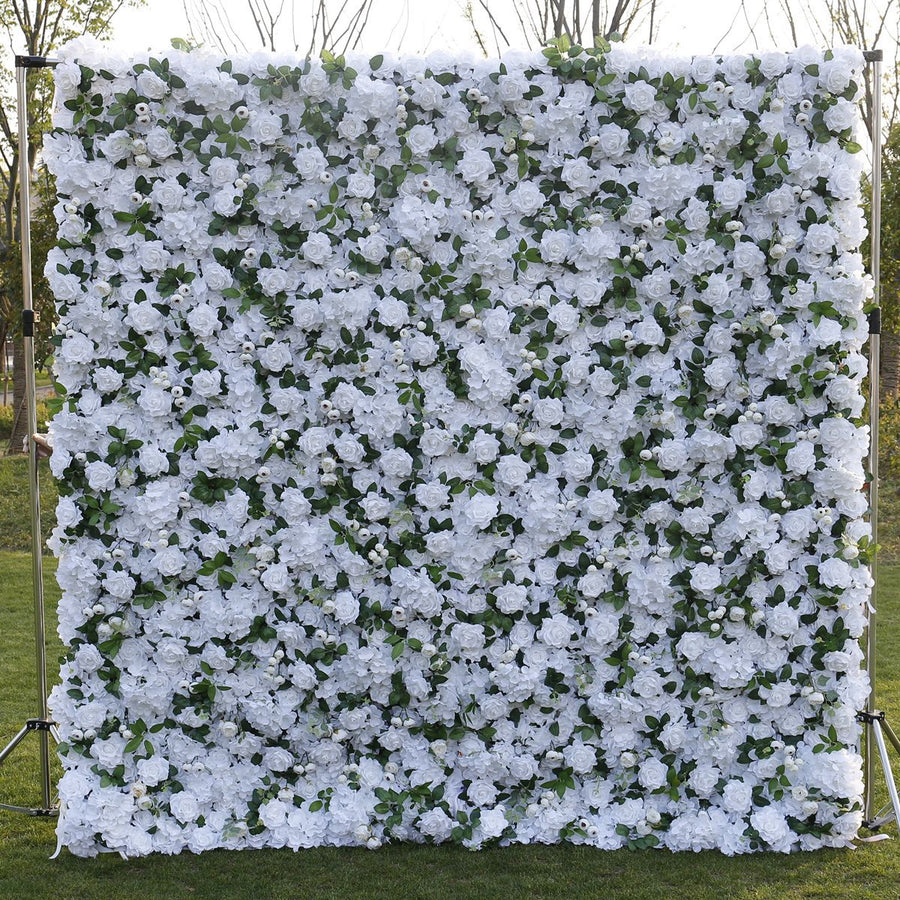 White Pink Rose Phalaenopsis Flower Wall