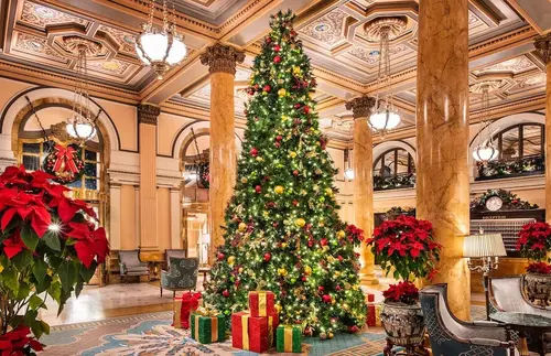 Magic of Hotel Christmas Trees